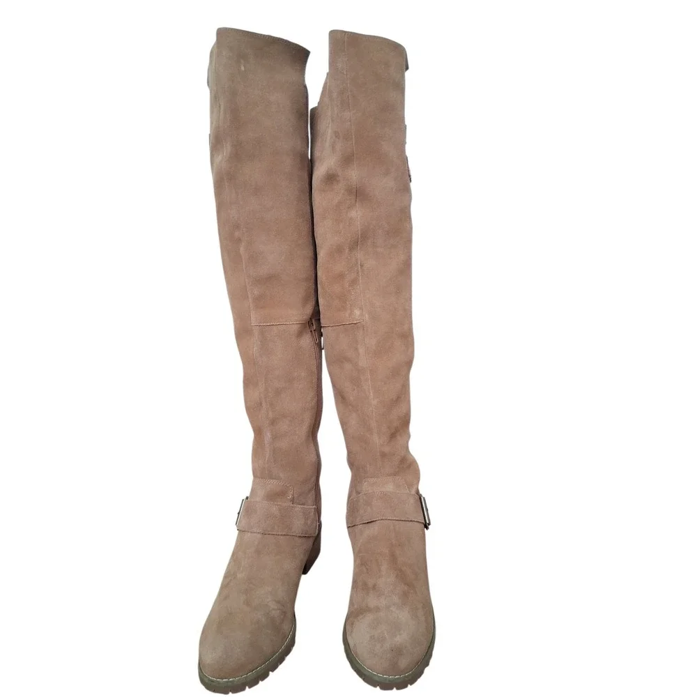 Sole‎ Society Over the Knee Womens size 9.5M Umber Fairygrunge Indie Suede Boots